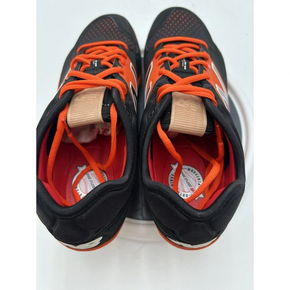 New Balance 3000v3 Metal Baseball Cleats Black Orange Size 14 L3000BO3